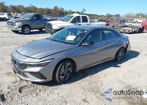 2025 Hyundai Elantra Sel Sport from USA, damaged, VIN KMHLM4DG4SU986933